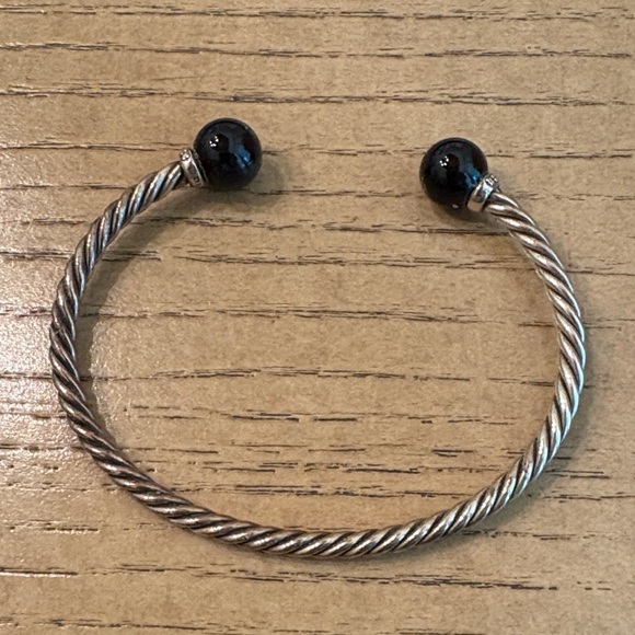 David Yurman Solari Bracelet with Diamonds and Black Onyx size medium - Picture 4 of 15